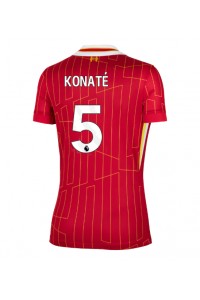 Liverpool Ibrahima Konate #5 Voetbaltruitje Thuis tenue Dames 2024-25 Korte Mouw